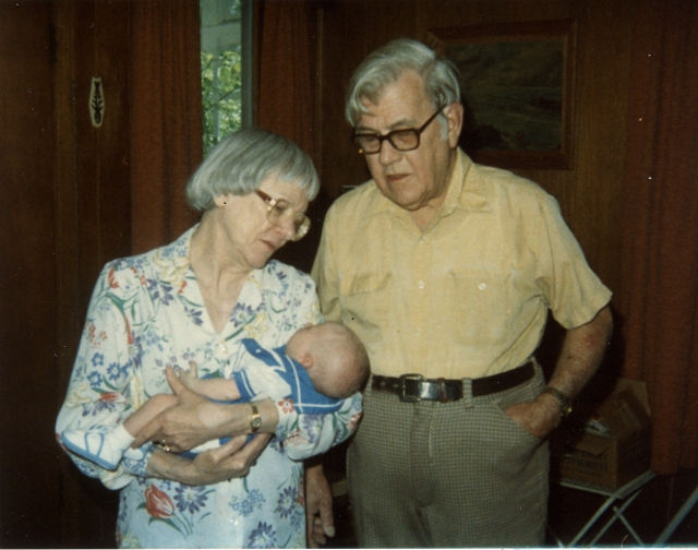 Matthew Mueller with grandparents
